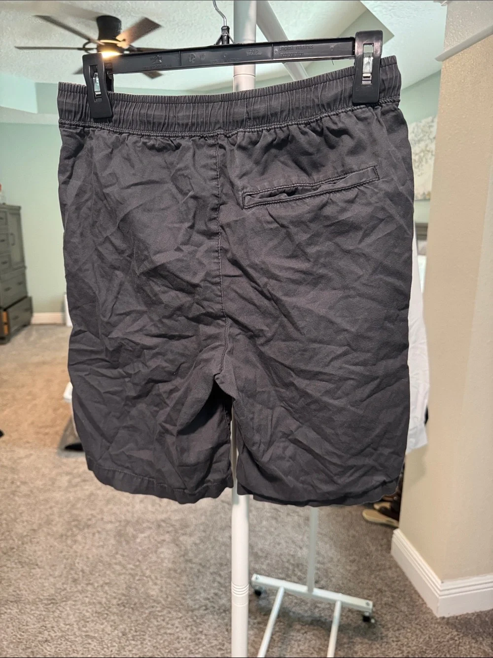 Old Navy Boys Charcoal Gray Drawstring Shorts
